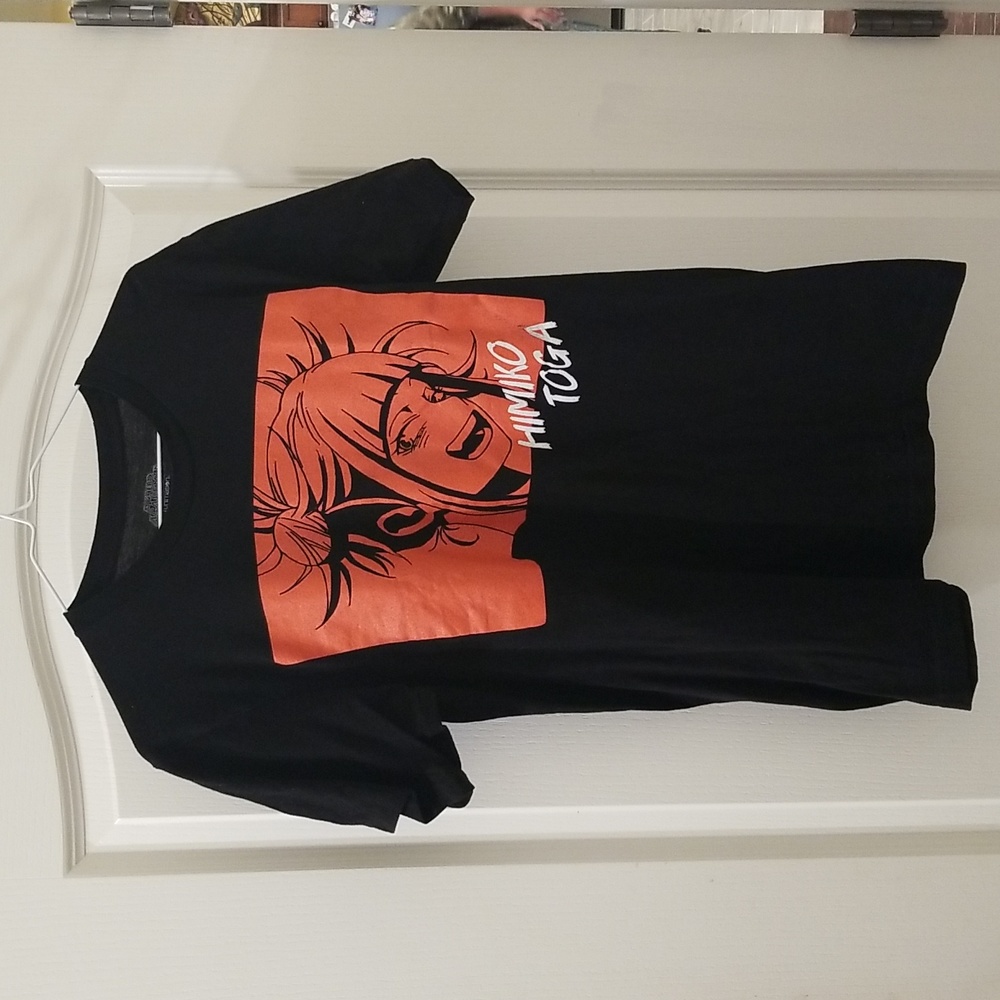 My Hero Academia Himiko Toga Black And Red Graphic T-Shirt Size M